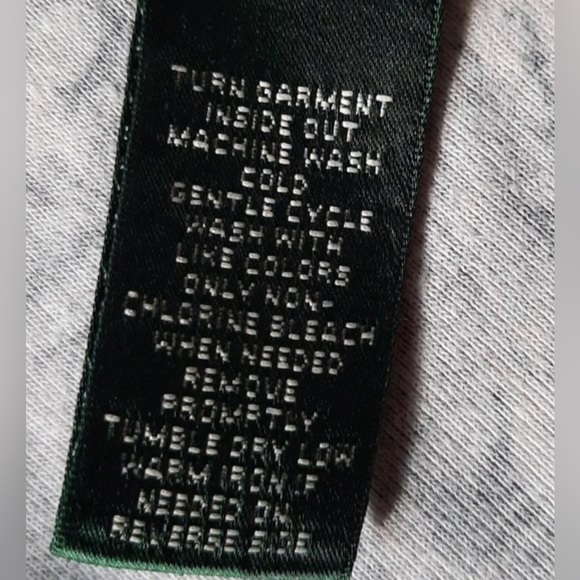 Ralph Lauren Floral Flower Black White Gray Cotton Knit Shirt 
Lg - Picture 4 of 5